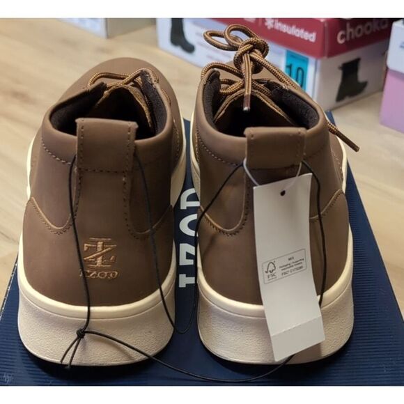 IZOD Men’s Chukka Shoes Boots Palmer Size 11 Brown Tan Memory Foam Lightweight - Picture 7 of 8